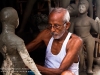 Potter working at Kumartuli